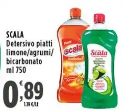 Rossotono Carrefour Detersivo piatti Scala offerta