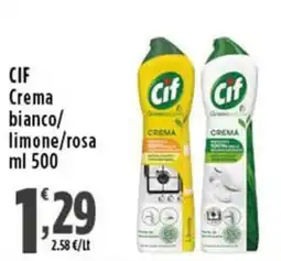 Rossotono Carrefour CIF Crema bianco offerta