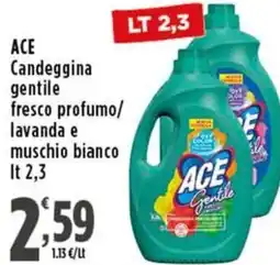 Rossotono Carrefour ACE Candeggina gentile offerta