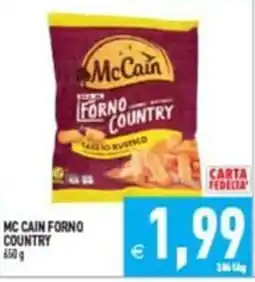 Supermercati Agorà McCain Forno Country offerta