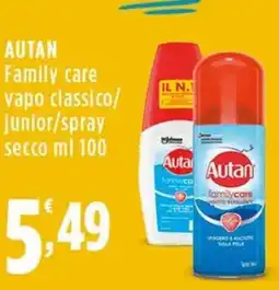 Rossotono Carrefour Autan Family care offerta