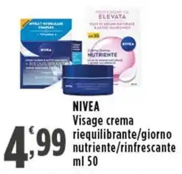 Rossotono Carrefour NIVEA Visage crema riequilibrante/giorno nutriente/rinfrescante offerta