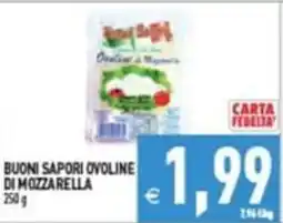 Supermercati Agorà BUONI SAPORI OVOline DI MOZZARELLA offerta