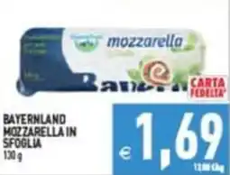 Supermercati Agorà BAYERNLAND MOZZARELLA IN SFOGLIA offerta