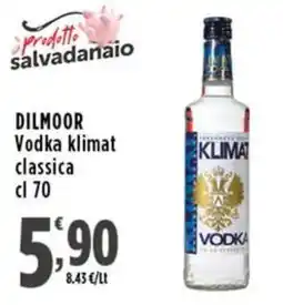 Rossotono Carrefour DILMOOR Vodka klimat classica offerta