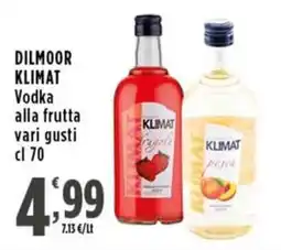 Rossotono Carrefour Dilmoor Klimat Vodka alla frutta offerta