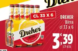 Rossotono Carrefour Dreher Birra offerta