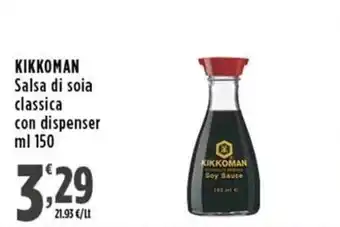 Rossotono Carrefour Kikkoman Salsa di soia classica offerta