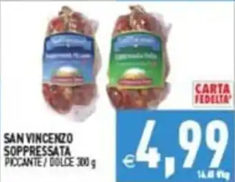 Supermercati Agorà SAN VINCENZO SOPPRESSATA offerta