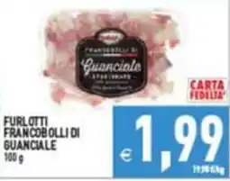 Supermercati Agorà Furlotti Francobolli di Guanciale offerta