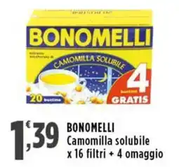 Rossotono Carrefour BONOMELLI Camomilla solubile offerta