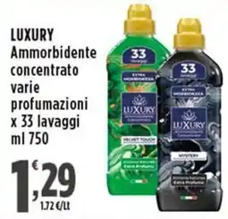 Rossotono Carrefour Ammorbidente concentrato LUXURY offerta