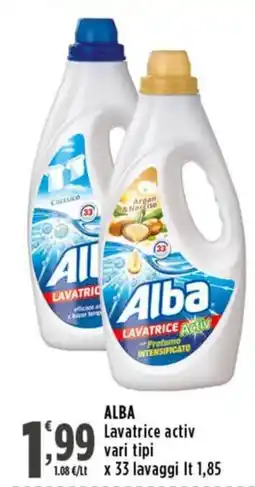 Rossotono Carrefour Alba Lavatrice activ offerta