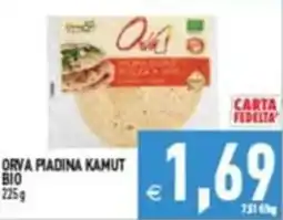 Supermercati Agorà ORVA PIADINA KAMUT BIO offerta