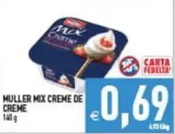 Supermercati Agorà MULLER MIX CREME DE CREME offerta