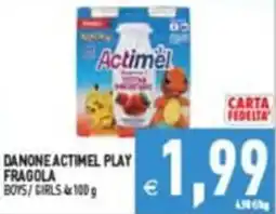 Supermercati Agorà Danone Actimel Play Fragola offerta