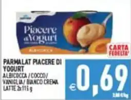 Supermercati Agorà PARMALAT PIACERE DI YOGURT offerta
