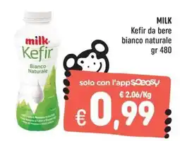 Rossotono Carrefour milk Kefir Bianco Naturale offerta