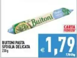 Supermercati Agorà Buitoni Pasta Sfoglia Delicata offerta