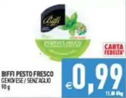 Supermercati Agorà Biffi Pesto Fresco Genovese / Senza Acqua offerta