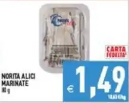 Supermercati Agorà NORITA ALICI MARINATE offerta