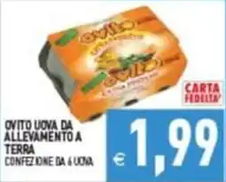 Supermercati Agorà OVITO UOVA DA ALLEVAMENTO A TERRA offerta