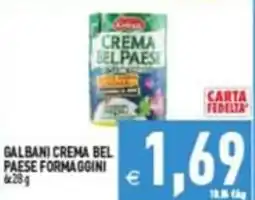 Supermercati Agorà GALBANI CREMA BEL PAESE FORMAGGINI offerta