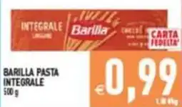 Supermercati Agorà Barilla Pasta Integrale offerta