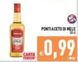 Supermercati Agorà PONTI ACETO DI MELE offerta