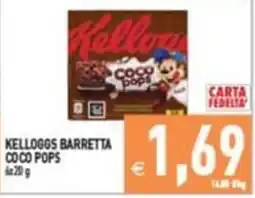 Supermercati Agorà Kelloggs Barretta Coco Pops offerta
