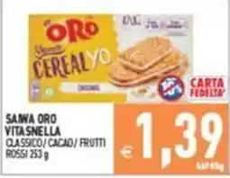 Supermercati Agorà SAMA ORO VITASNELLA offerta