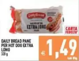 Supermercati Agorà Daily Bread Pane Per Hot Dog Extra Long offerta