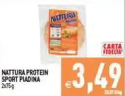 Supermercati Agorà NATTURA PROTEIN SPORT PIADINA offerta