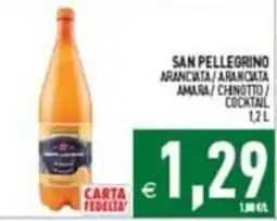 Supermercati Agorà San Pellegrino Aranciata offerta