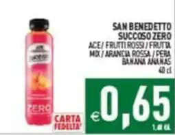 Supermercati Agorà San Benedetto Succoso Zero offerta