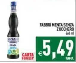 Supermercati Agorà Fabbri Menta Senza Zucchero offerta