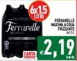 Supermercati Agorà Ferrarelle Maxima a Cqua Frizzante offerta
