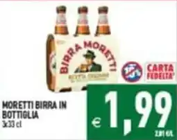 Supermercati Agorà Birra Moretti offerta