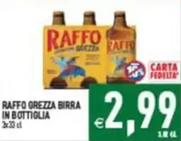 Supermercati Agorà RAFFO GREZZA BIRRA offerta