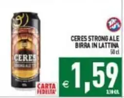 Supermercati Agorà CERES STRONG ALE offerta