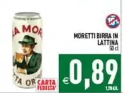 Supermercati Agorà Moretti Birra in Lattina offerta