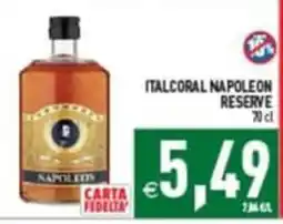 Supermercati Agorà ITALCORAL NAPOLEON RESERVE offerta