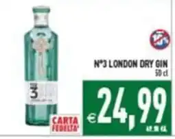 Supermercati Agorà Nº3 LONDON DRY GIN offerta