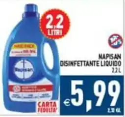 Supermercati Agorà NAPISAN DISINFETTANTE LIQUIDO offerta