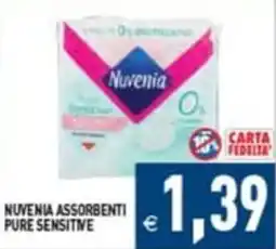 Supermercati Agorà Nuvenia Assorbenti Pure Sensitive offerta