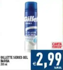 Supermercati Agorà GILLETTE SERIES GEL BARBA offerta