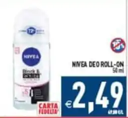 Supermercati Agorà Nivea deo roll-on offerta