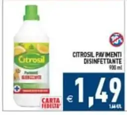 Supermercati Agorà Citrosil Pavimenti Disinfettante offerta