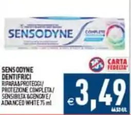 Supermercati Agorà SENSODYNE DENTIFRICI offerta