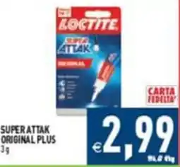 Supermercati Agorà LOCTITE SUPER ATTAK ORIGINAL PLUS offerta